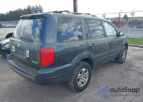 2005 Honda Pilot Ex-L from USA, damaged, VIN 2HKYF185X5H573585
